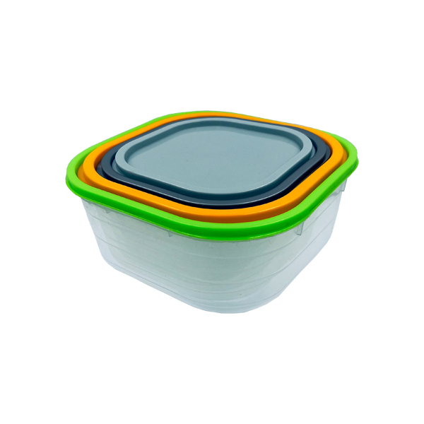 360,500,800,1100 ML PROBOX SQUARE MINI SET OF 4