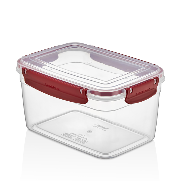 GOLD 2500 ML LEAKPROOF RECTANGLE STORAGE BOX