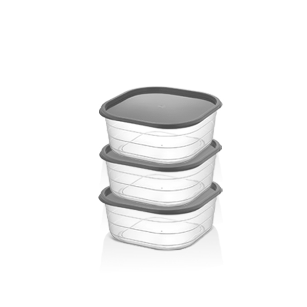 3X1100 ML SQUARE PROBOX