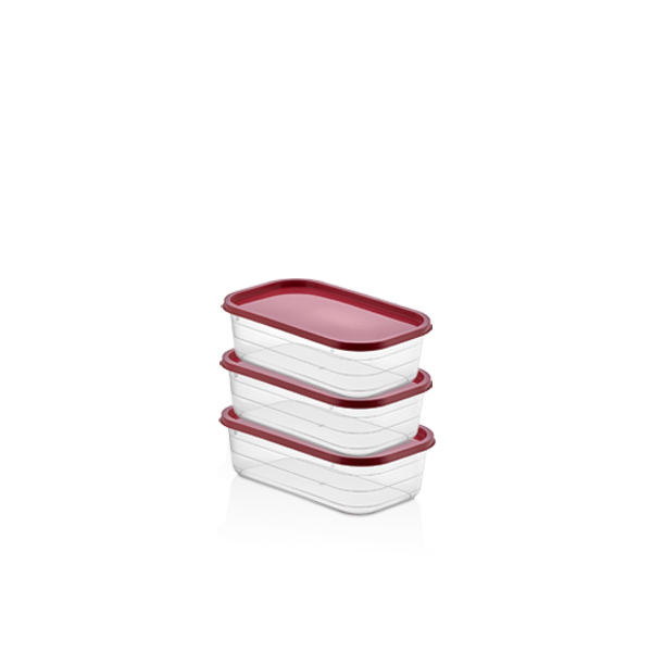 3X600 ML RECTANGLE PROBOX