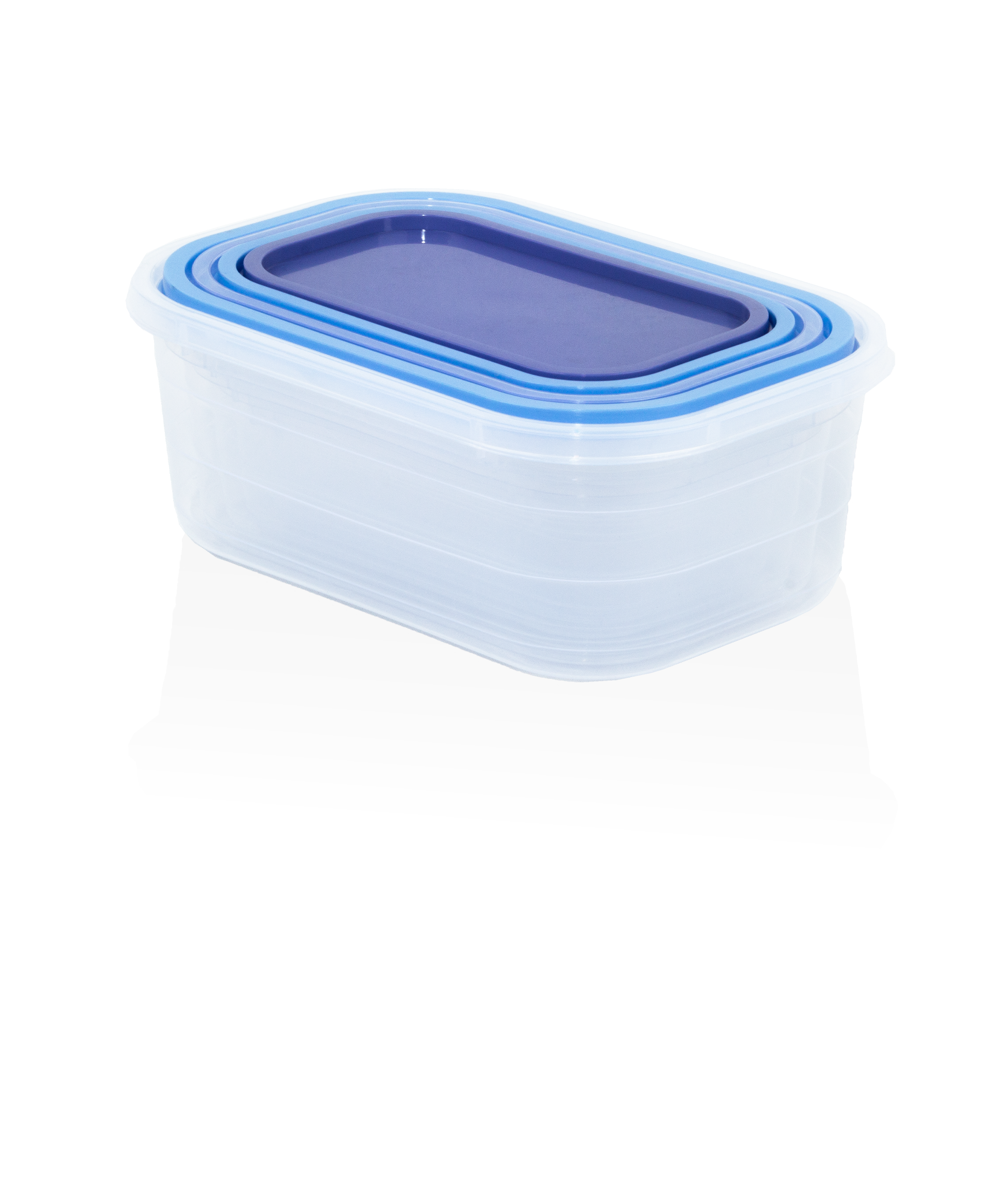 390,600,880,1250,1800 ML PROBOX RECTANGLE STORAGE BOX MINI SET OF 5