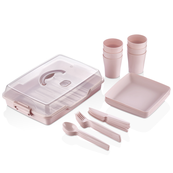 GOLD PICNIC SET (32 PIECES)